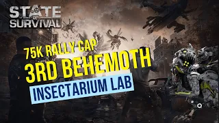 STATE OF SURVIVAL:  3RD BEHEMOTH, +75K RALLY CAP, +50K MARCH CAP IN THIS NEXT WORLD EVENT !