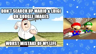 DON'T SEARCH UP MARIO AND LUIGI IN GOOGLE IMAGES. WORST MISTAKE OF MY LIFE ! (SMG4 Clip)