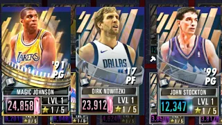 UPDATED FRANCHISE THEME FEATURING PINK DIAMOND MAGIC JOHNSON AND DIRK NOWITZKI IN NBA 2K MOBILE