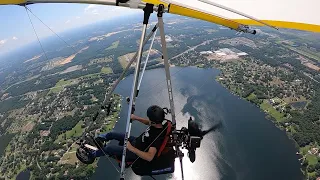 Flying ATF trike in Bob White airfield Florida.