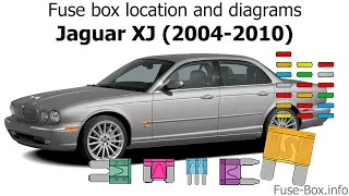 Fuse box location and diagrams: Jaguar XJ (2004-2010)