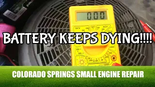 Why Does My Riding Lawn Mower Battery Keep Dying? Small Engine Repair