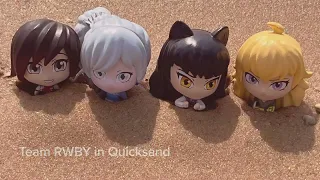 Team RWBY being adorable in quicksand