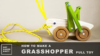 Grasshopper Pull Toy