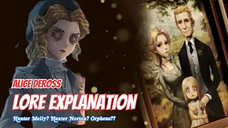 Alice DeRoss Lore Explanation - Identity V New Survivor "Journalist" Background Story