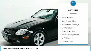 2003 Mercedes-Benz SLK-Class 3.2L Minnetonka Minneapolis Wayzata,MN 74504A