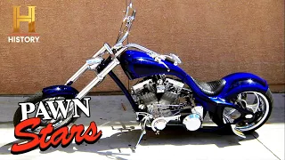 Pawn Stars: ULTIMATE James Caan Motorcycle Catches Corey's Eye! (Season 9)