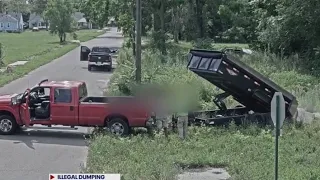 Construction crew busted dumping concrete in Detroit