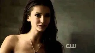 The Vampire Diaries 2x15 The Dinner Party Katherine shower scene