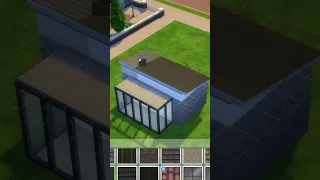 The Sims 4 Идея строительства крыши #shorts #sims4 #tutorials