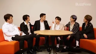 Super Junior play 'Would You Rather?' with BuzzFeed Celeb!