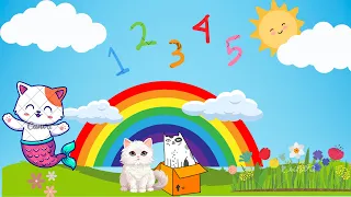 Numbers Song for toddler - Learn to Count from 1 to 5 | 2D-Animation Nursery Rhymes and Kids Songs