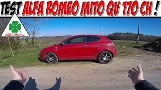 #CarVlog 38 : Test ALFA ROMEO MITO QV 170 Ch / SIEGE CARBON !😍