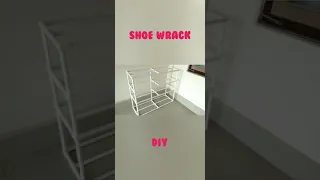 Pvc pipe DIY shoe stand