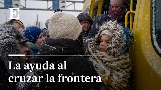 SOPA contra el FRÍO INTENSO: los REFUGIADOS de la frontera entre Ucrania y Moldavia | EL PAÍS