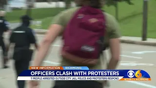 Protesters return to Richmond City Justice Center