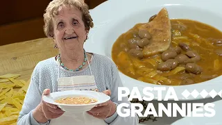 Easy pasta and bean soup! (pasta e fagioli) | Pasta Grannies
