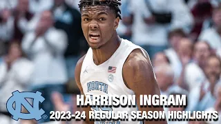 Harrison Ingram 2023-24 Regular Season Highlights | North Carolina Forward