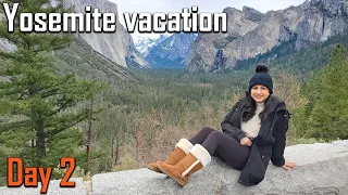 Yosemite Vacation - Our Vacation to Snowy Mountains | Day 2 | Indian Vlogger in America