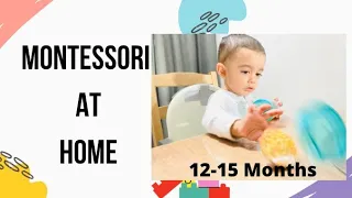 Montessori Activities for Babies 12-15 Months