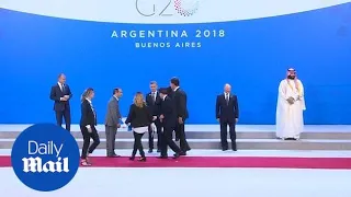 Mohammad Bin Salman ignored at G20 photocall by other world leaders