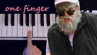 Tones and I - Dance Monkey / one finger EASY piano tutorial (melodica tutorial)