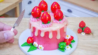 Yummy Chocolate Cake 🌈🍓🍫 Tasty Miniature Rainbow Chocolate Cake Decorating Idea | 1000+ Mini Cakes