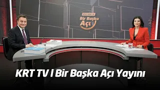 Genel Başkanımız Ali Babacan, KRT TV'de Bir Başka Açı programına konuk oluyor