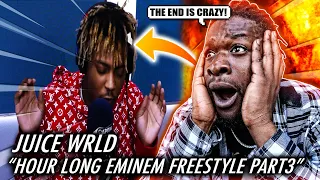 HE ENDED IT PERFECTLY! | Juice WRLD Freestyles For an Hour Over Eminem Beats Prt.3 (REACTION)