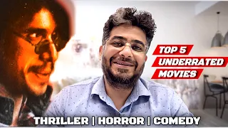 Top 5 Underrated Hindi Movies You NEED to See Before You Die! Horror, Psychological Thrillers,Comedy