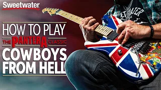 How to Play Pantera's "Cowboys From Hell" | Guitar Lesson