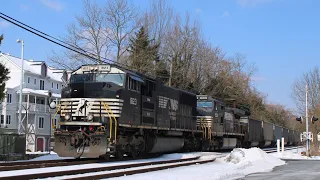 Rare Norfolk Southern daylight action on the Port Road Branch and Amtrak North East Corridor!