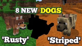 Mojang Added 8 NEW DOG TYPES To Minecraft 1.21! (Snapshot/Beta)