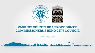 Board of County Commissioners & Reno City Council Concurrent Meeting | April 29, 2019