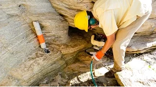 Rice geologists study half-billion-year-old 'time capsules' on Texas ranch