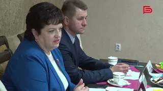 Встреча «Комитета семей воинов Отечества» и мэра Белгорода Валентина Демидов