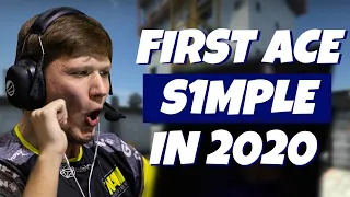 CS:GO - First s1mple ACE in 2020 (FPL)