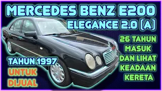 Mercedes Benz E200 ELEGANCE 2.0cc (A) W210 Tahun 1997 Untuk Dijual