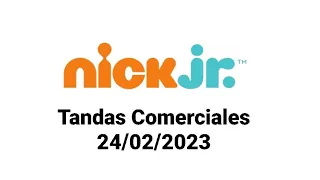 Tandas Comerciales Nick Jr. (Latinoamérica) - 24/02/2023
