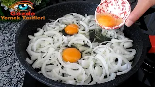 💯 The most delicious recipe made with eggs and onions. 😱You will love this recipe.🤤