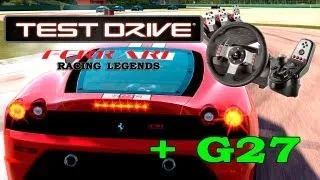 Test Drive: Ferrari Racing Legends + руль G27 (RU)