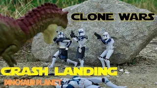 CLONE WARS TOY MOVIE: CRASH LANDING ON DINOSAUR PLANET