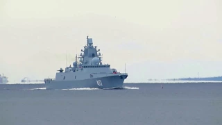 2017-05-08 - Приход фрегата "Адмирал Горшков" пр 22350