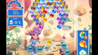 Bubble Witch Saga 2 Level 1482 with no booster & 1 bubble left