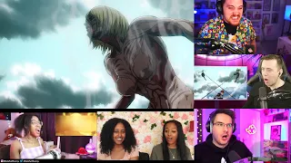 Reactor React to Annie Transforms  to Titan - Attack On Titan Season 4 Episode 26 Mashups Reactions