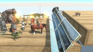 Who Can Reach High Ground? Animal Revolt Battle Simulator