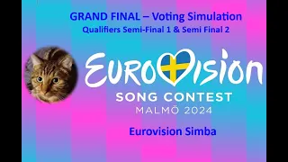 Eurovision 2024: Grand Final - Voting simulation | Qualifiers Semi-Final 1 & Semi-Final 2