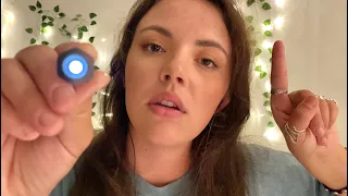 FOCUS & FOLLOW MY DIRECTIONS | ASMR | interview, light triggers, focus on me, guided relaxation