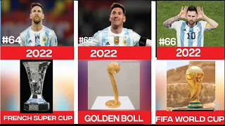 Lionel Messi Career All Trophies & Awards List In 2022 | Messi Trophy | FIFA World Cup | QATAR 2022.