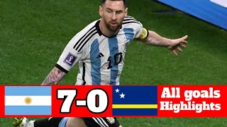 Lionel Messi Hat Trick | Argentina vs Curacao 7-0 ( All Goals Highlights 2023) Albicelesta is back.